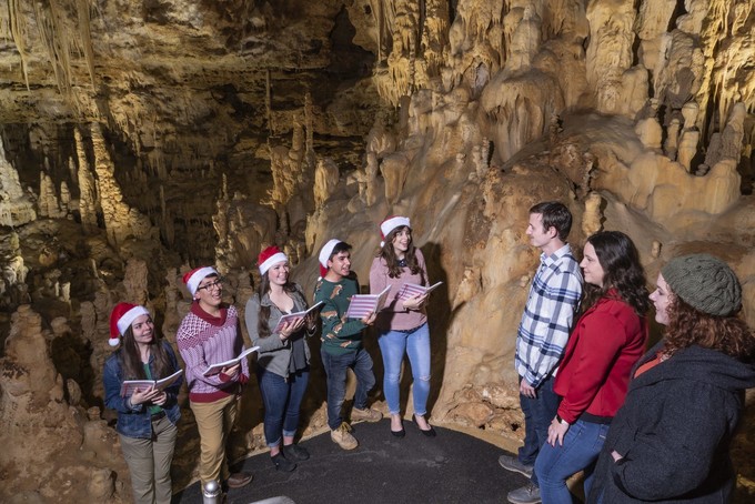 Caroling at the Caverns