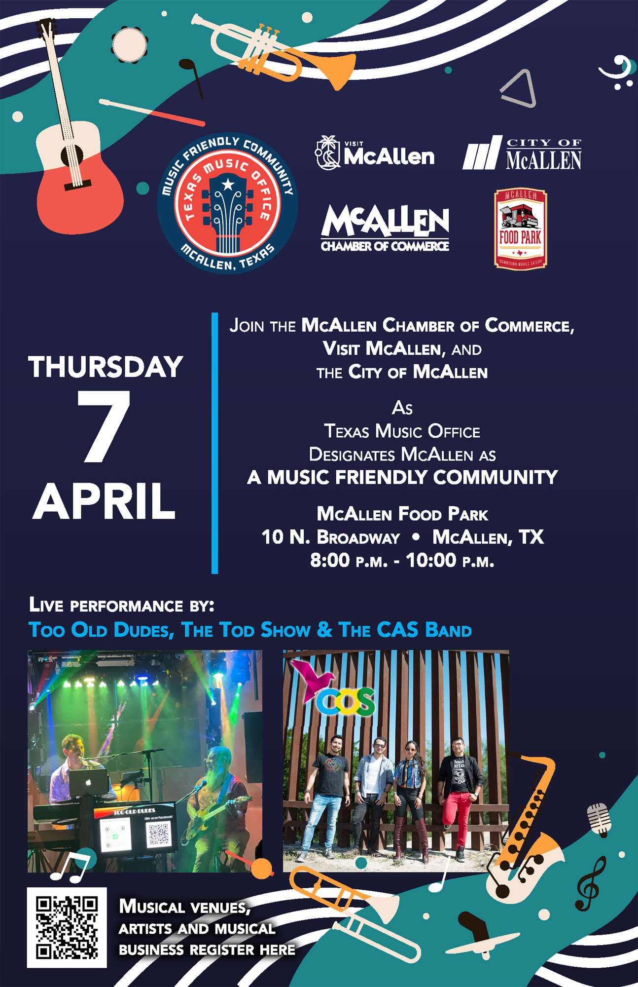 McAllen MFC Designation Ceremony poster