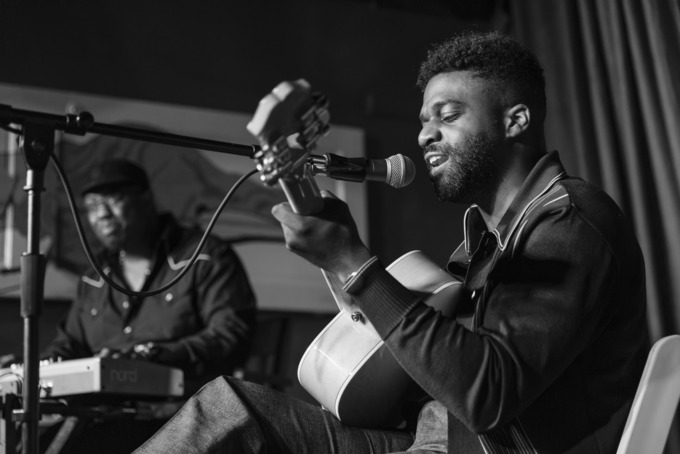 Abraham Alexander, Newport Folk Festival, photo by Sean Mathis