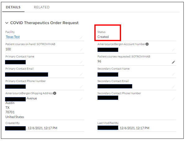 Created vs. Exported Status in VAOS