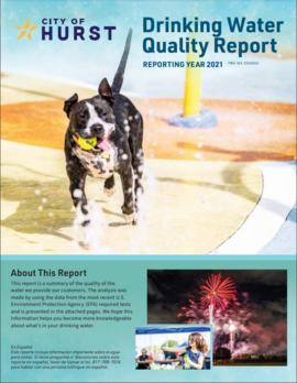 Drinking Water Quality Report - reporting year 2021