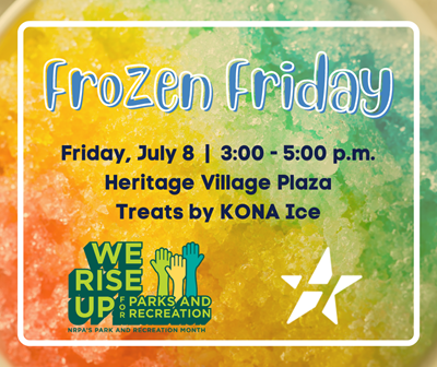 graphic promoting frozen friday