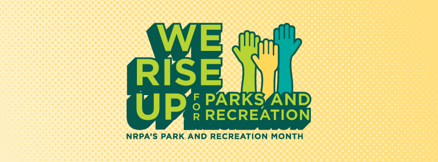 graphic promoting national park and recreation month