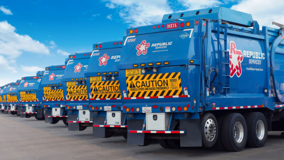 Republic Services Garbage Trucks