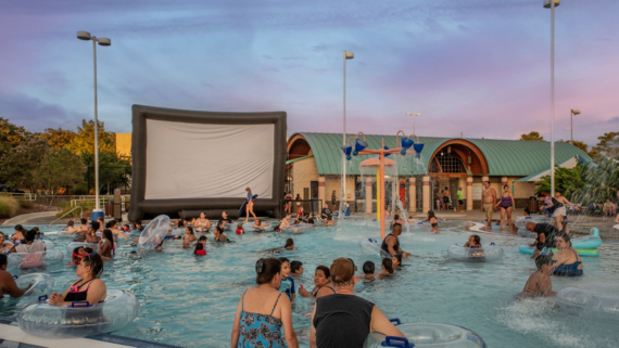 Dive-In Movie at Central Aquatics Center