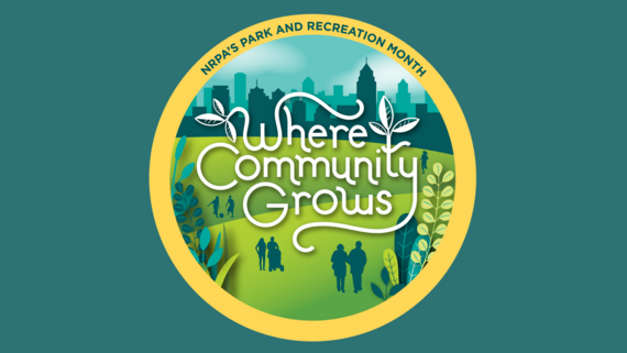 Graphic promoting National Park and Rec Month