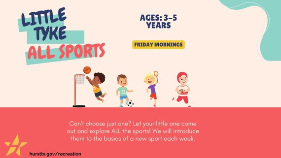 little tyke all sports class  for 3-5 year olds 