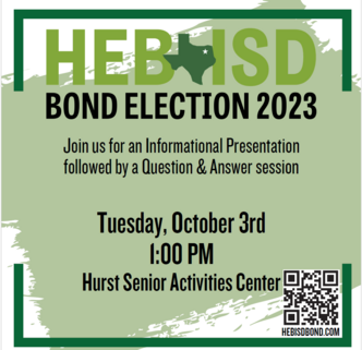 HEB ISD bond election informational meeting