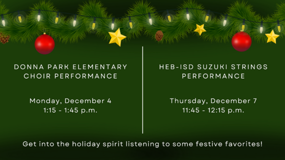 school choir performances december 4 and december 7