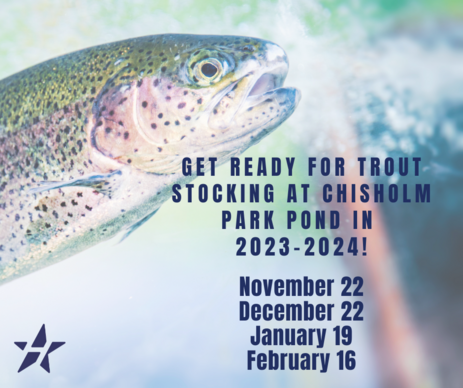 trout stocking dates image, dec 22, jan 19, feb 16