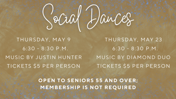 social dances for the month of may