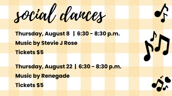 HSAC Social Dances graphic