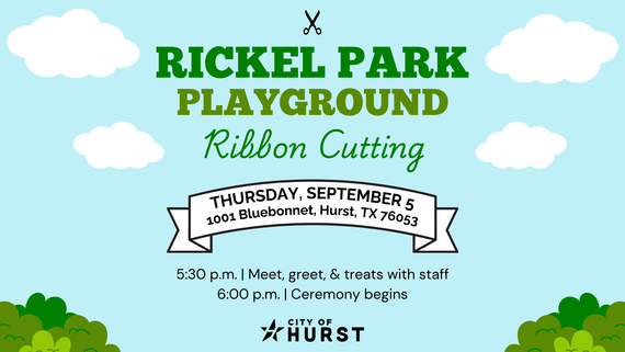 Rickel Park Playground Ribbon Cutting Invitation