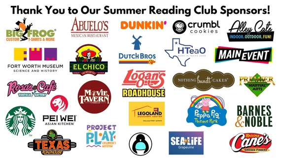 images of Summer Reading Club 2024 sponsors