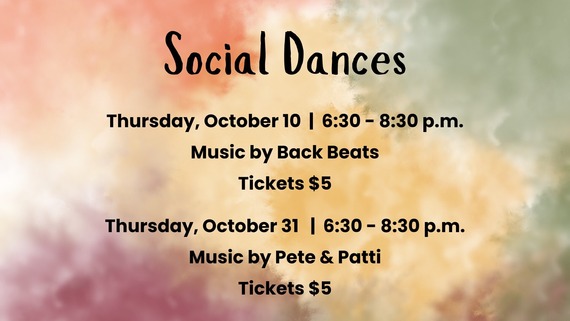 Social Dances October