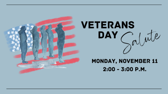 Veterans Day Salute graphic