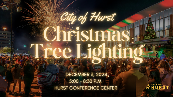 City of Hurst Christmas Tree Lighting graphic