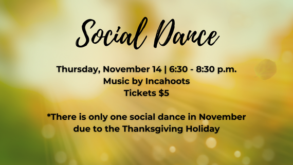 Social Dance at the HSAC graphic