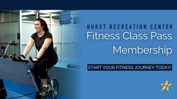 Hurst Recreation Center Fitness Class Pass promotional graphic