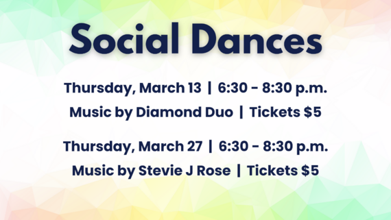 Hurst Senior Activities Center Social Dances March 2025