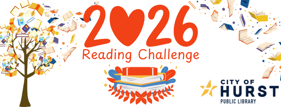 2026 - Hurst Public Library Reading Challenge - Banner