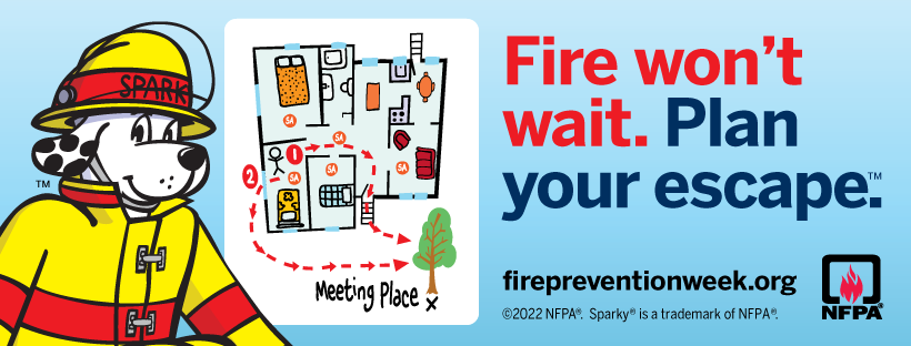 Fire Prevention Week banner