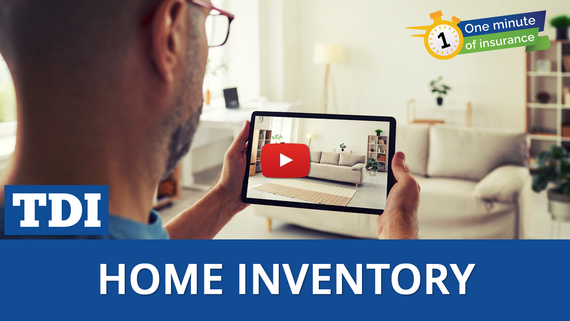 Home inventory play button