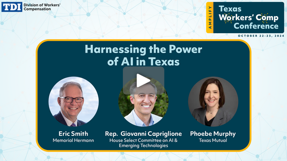 Harnessing the Power of AI in Texas panel promotional video