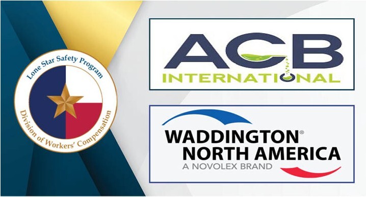 Lone Star logo beside the logos of ACB International and Waddington North America