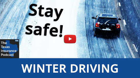 Image of car on icy road