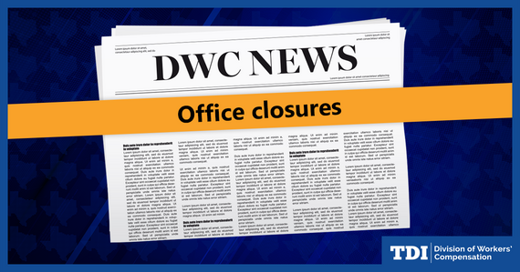 DWC news: office closures