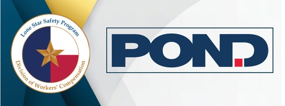 Lone Star Safety Program logo beside Pond & Company logo