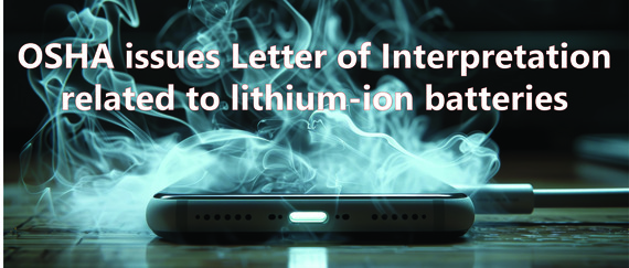 The litium-ion battery in a cell phone smokes