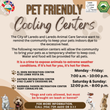Pet Friendly Cooling Centers