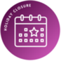 Holiday Closure Icon