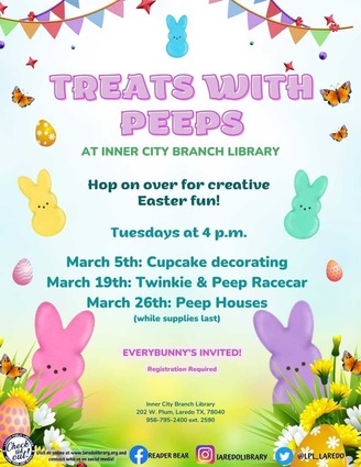 Treats with Peeps at ICB