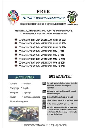 Solid Waste Bulky Items 2024 English