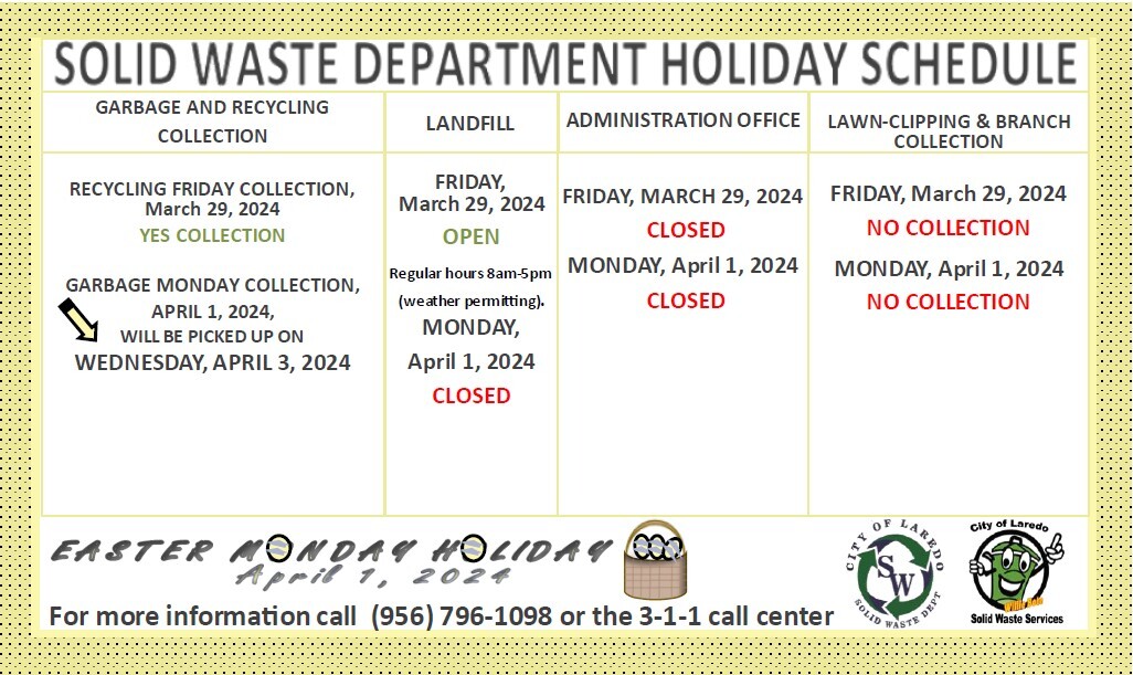 Solid waste Easter collection