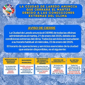 weather closure (SP)