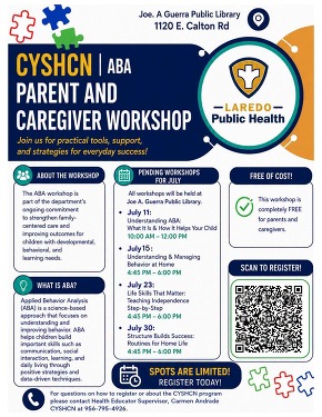 Health_Parent and Caregiver Workshops July (English)