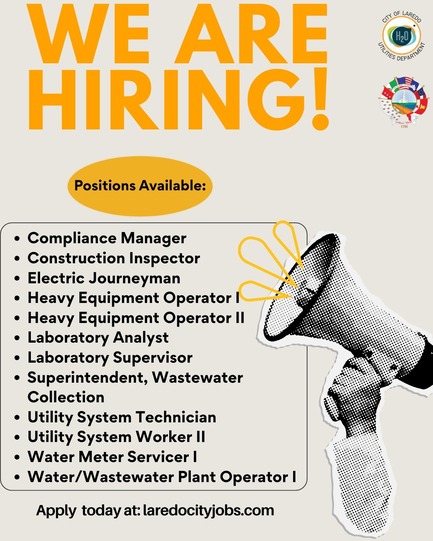 Utilities_Hiring Positions Available