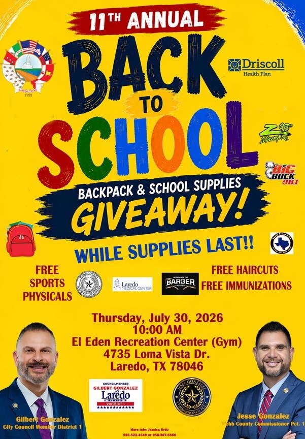 11th Annual Back to School Supplies Giveaway