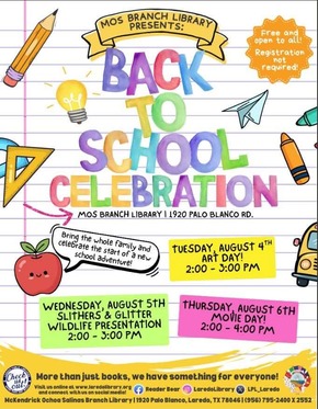 Back to school celebration