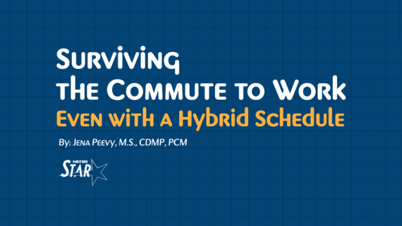 "Surviving the Commute to Work" LinkedIn Article Banner