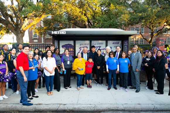 Josue Flores Bus Shelter Dedication