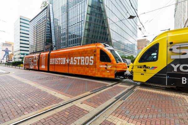 Hop Aboard METRO's Level Up Train and Celebrate the Astros