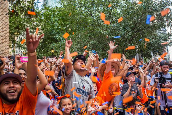 Over a million attend Astros World Series victory parade in downtown  Houston 