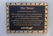 The Tower Plaque