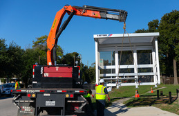 Bus Shelter Installation