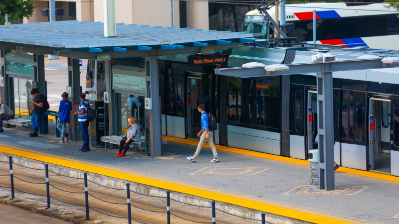 Aerial View of TMC Transit Center